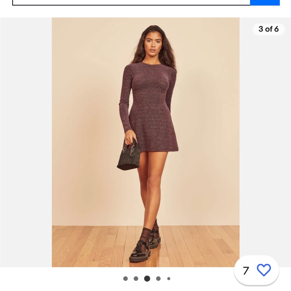 Reformation Riley dress XS
